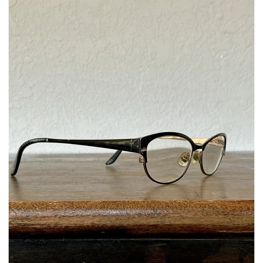 Kate Spade New York Eyeglasses Camelot 0006 Frame Only Black Polka Dot 50-15-135